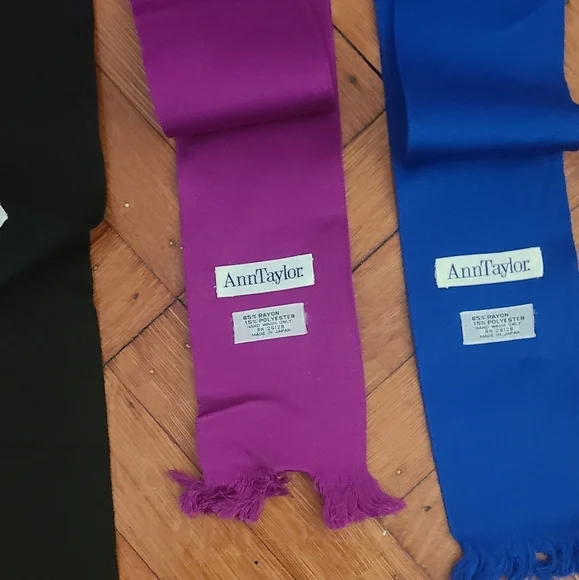 Skinny thin neck scarfs / or waist belt - Picture 2 of 13